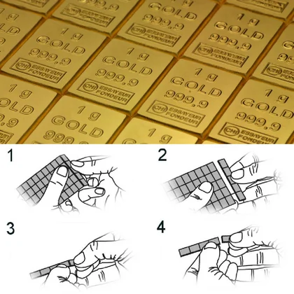 100 x 1g CombiBar® Valcambi