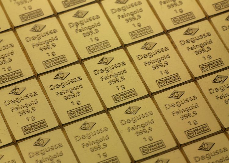 Customised Degussa CombiBar Gold Customised Degussa CombiBar Gold