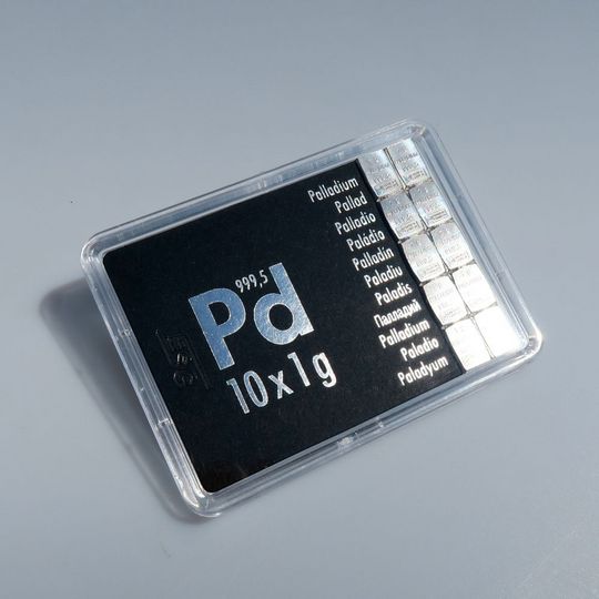 10x1g Palladium CombiBar®